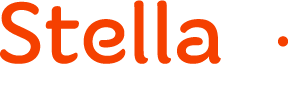 Stella'communication - Logo rouge et blanc